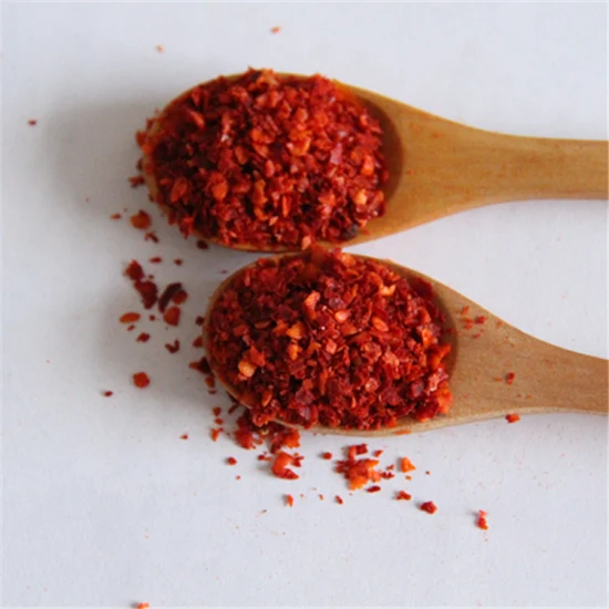 Trockener Paprika-Gemüse-Verteiler, getrocknetes scharfes rotes Flocken-Chili-Pulver